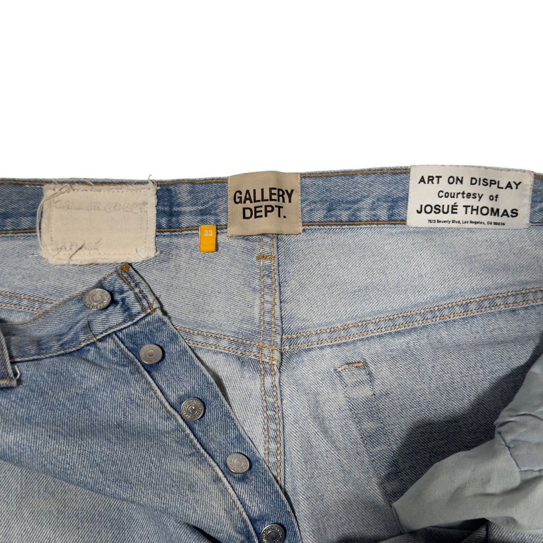 Gallery Dept. 1/1 Blue Denim Flare Jeans Verified YP Collective