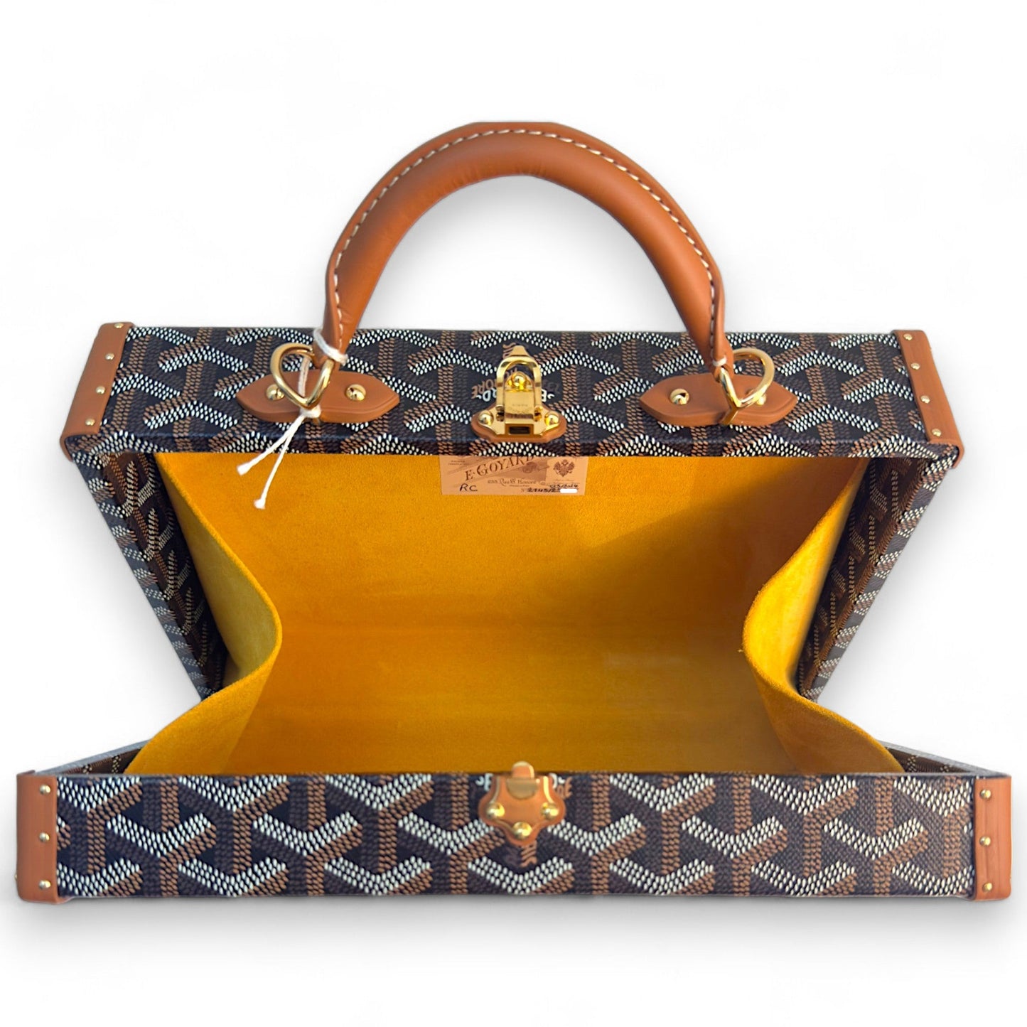 Goyard hotel trunk bag