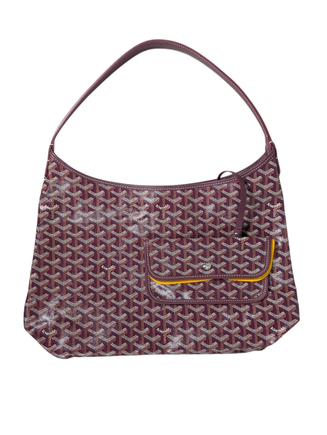 Goyard Bohème Hobo Tote Bag Burgundy Verified YP Collective