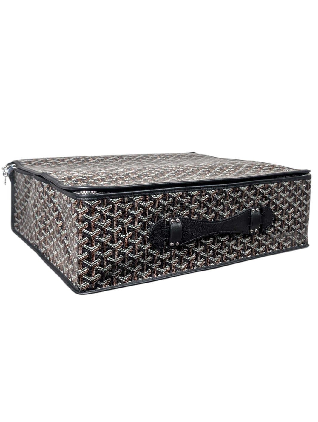Goyard Caravelle 50 Foldable Suitcase Travel Briefcase Black Archival