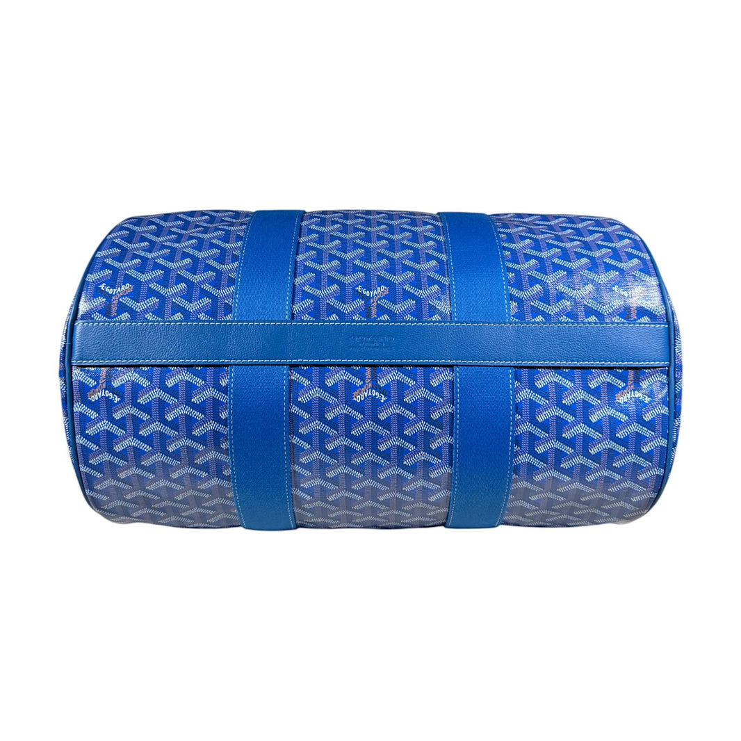 goyard blue duffle bag