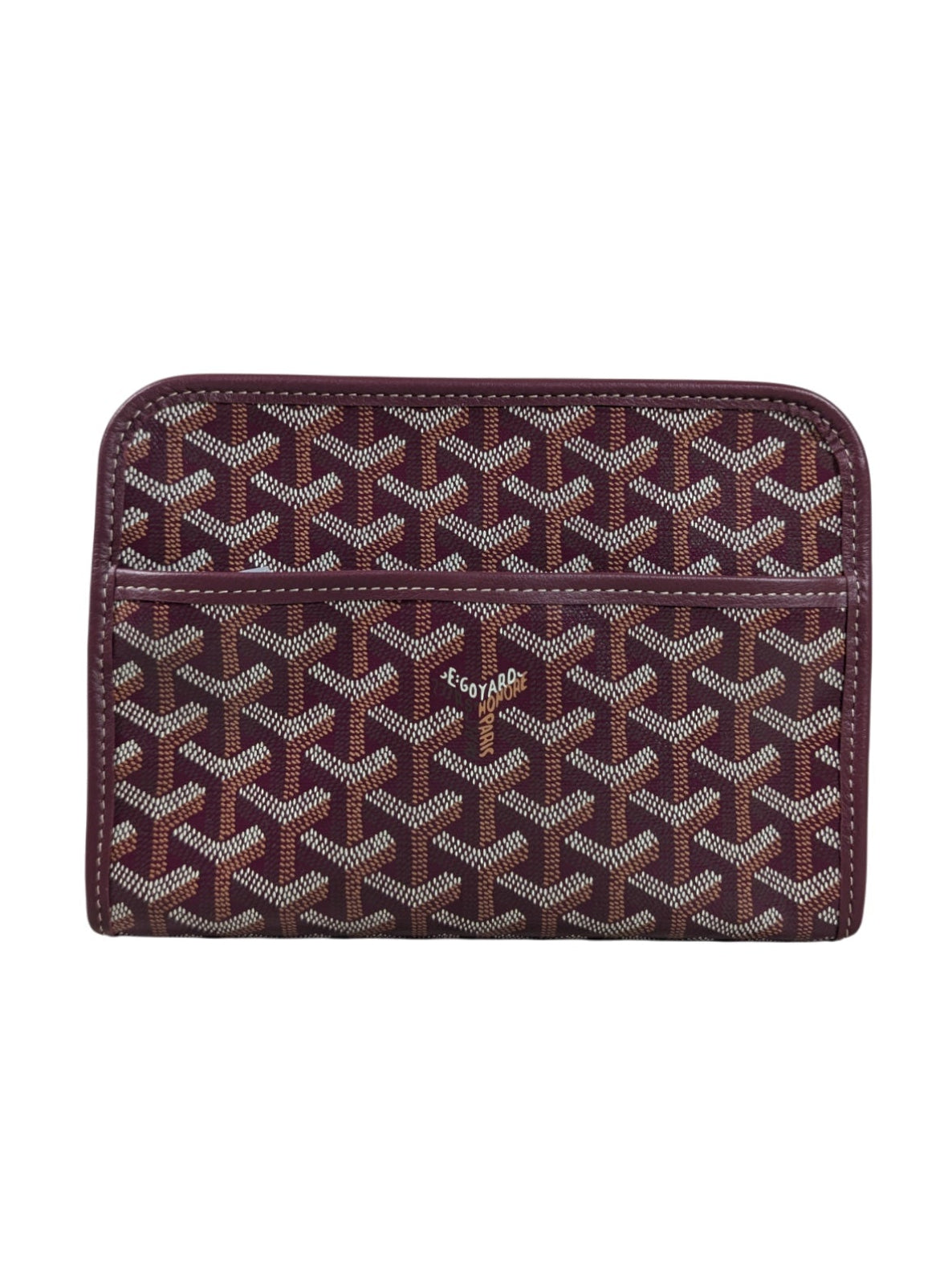 Goyard Burgundy Jouvence PM Toiletry Bag Authentic Toiletry Bags