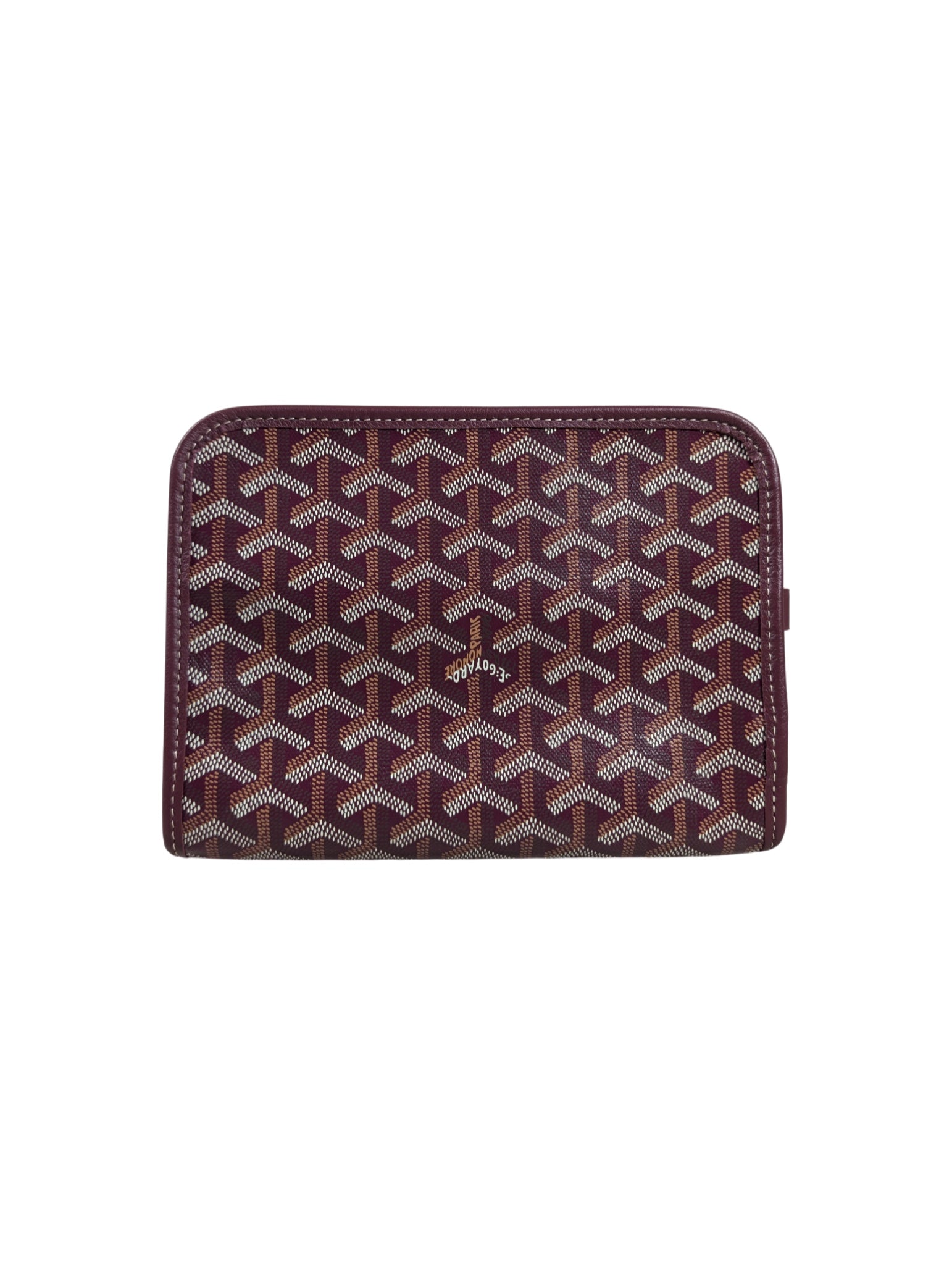 Goyard Burgundy Jouvence PM Toiletry Bag Archival