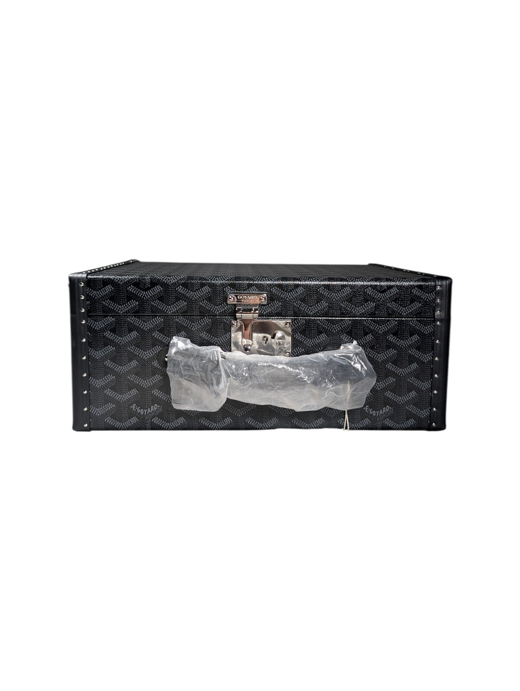 Goyard 1/1 Jet Black Joux 8 Watch Trunk Case Authenticated Designer