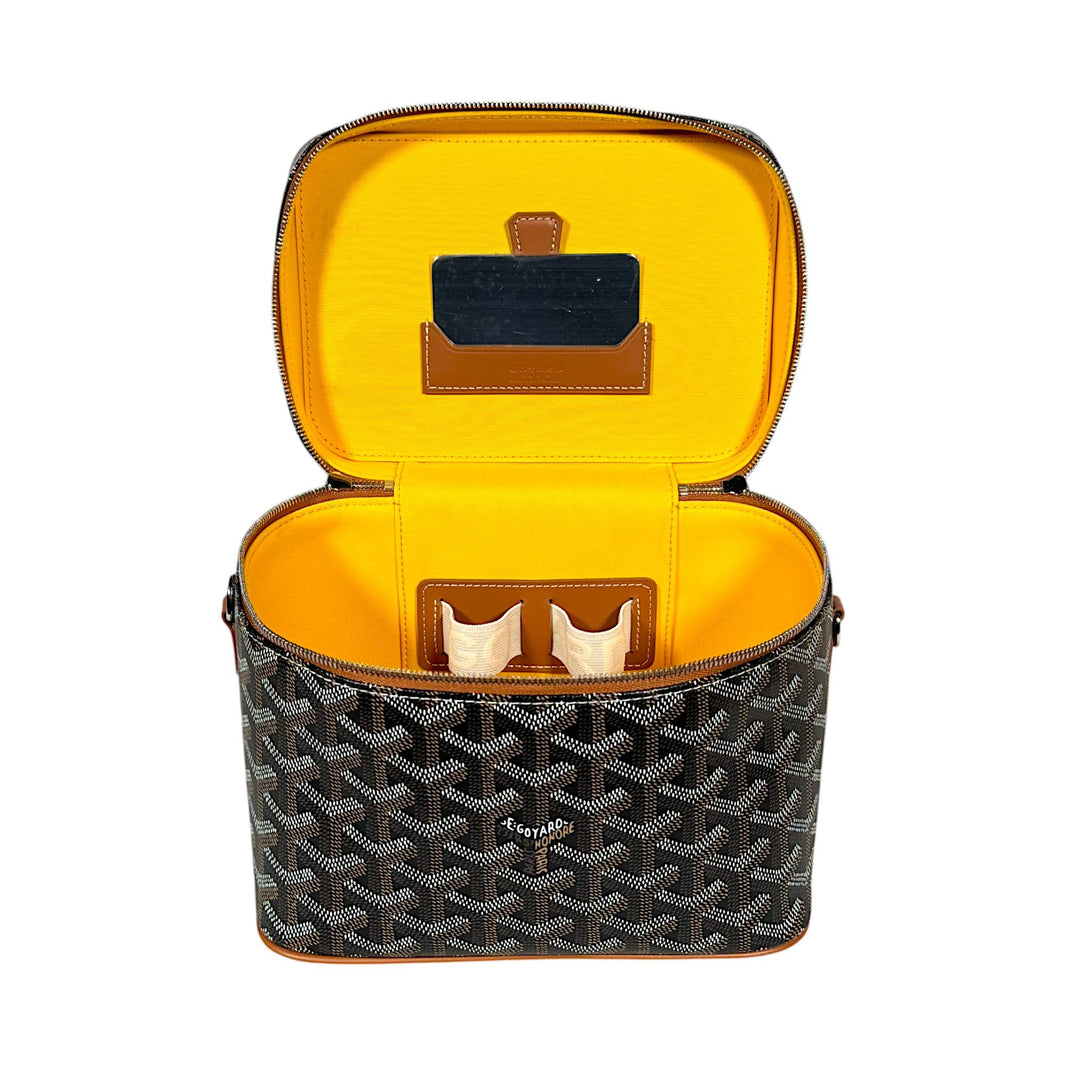 goyard toiletry black bag