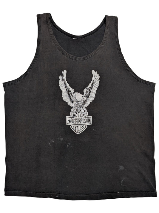 Vintage Harley Davidson 80s Eagle Wings Tank Top Authentic T-Shirts