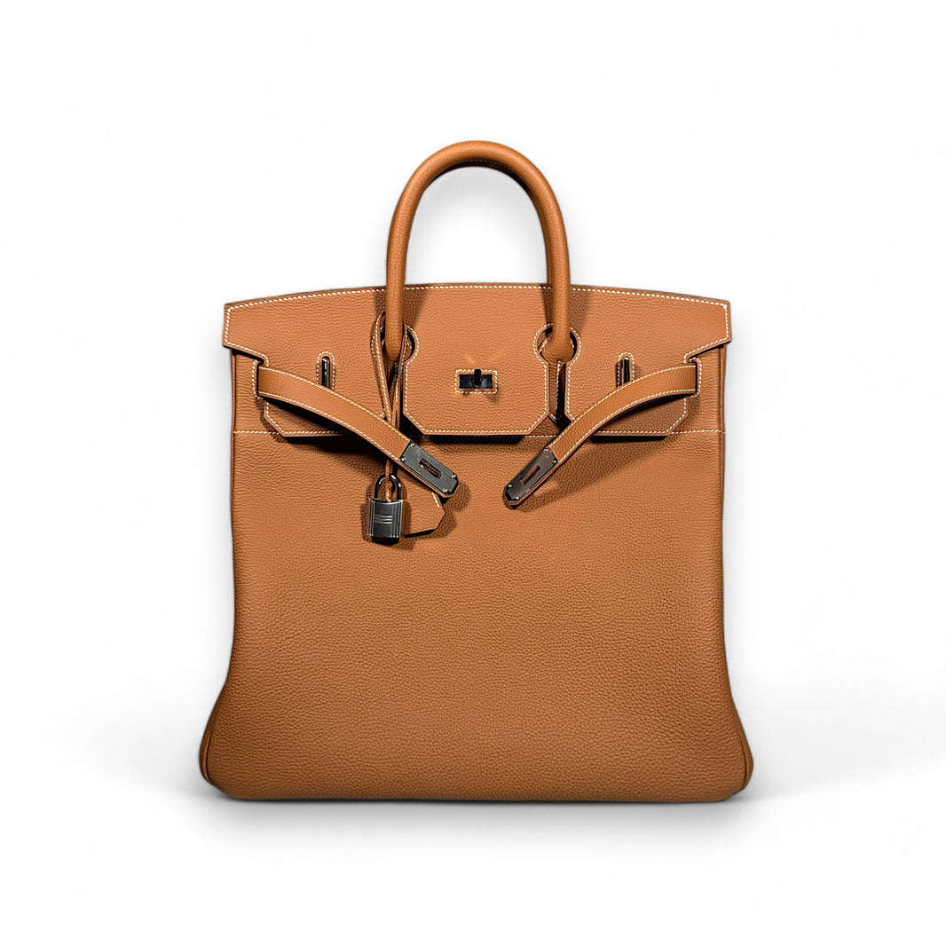 Hermès Hermès Birkin HAC 40 Golden Togo Sterling Silver Hardware