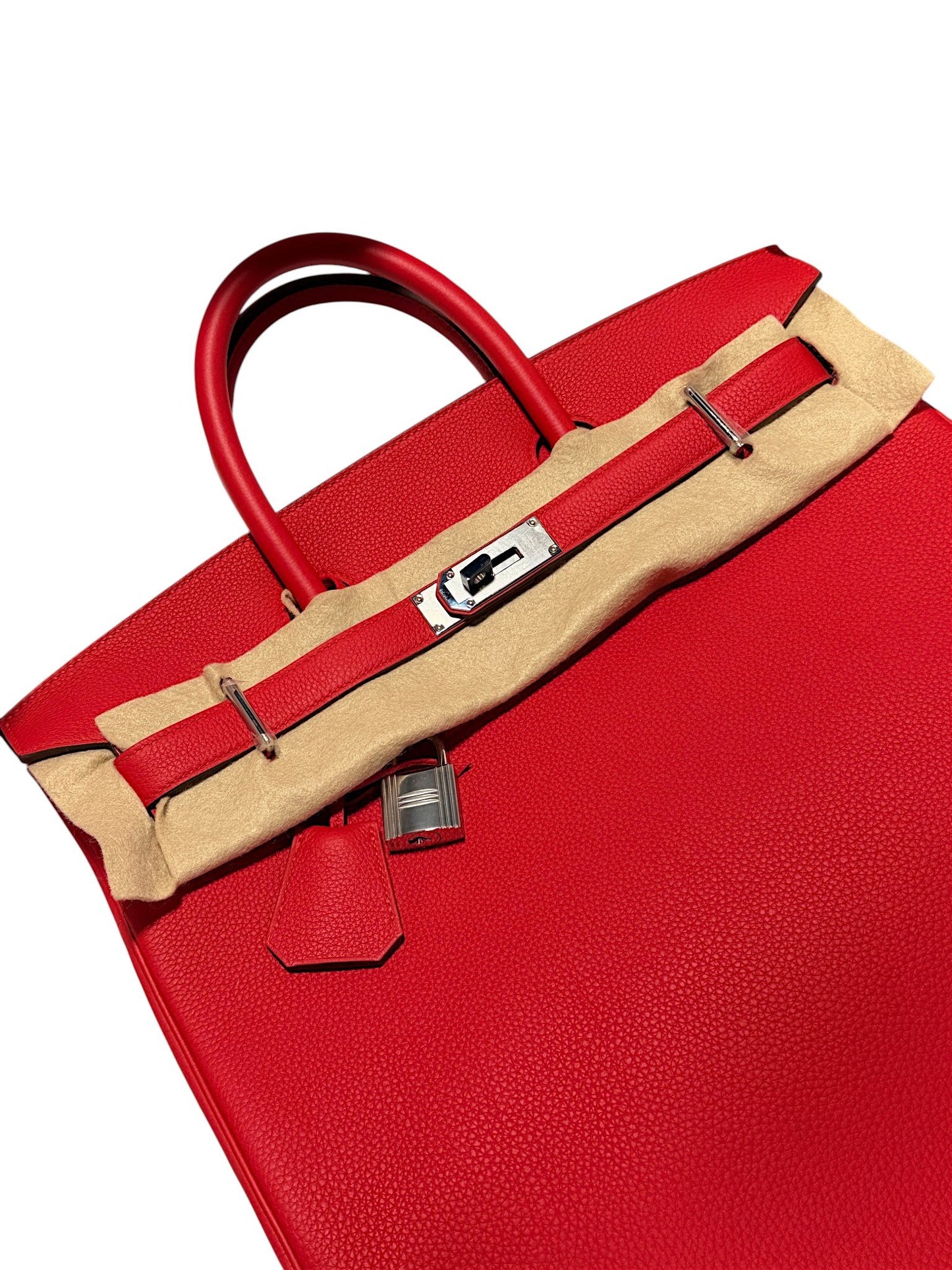 HAC 40 Togo Leather Red Palladium Hardware