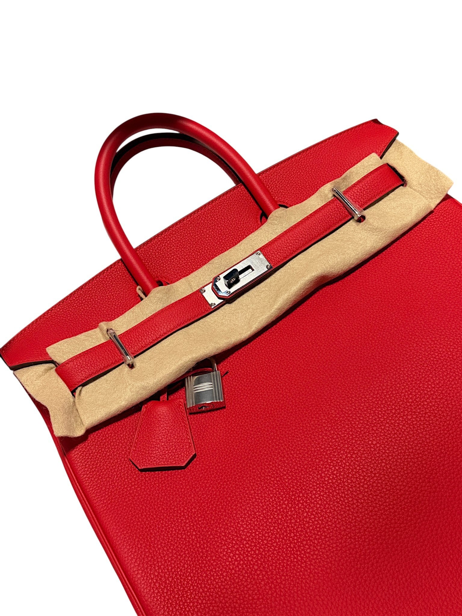 HAC 40 Togo Leather Red Palladium Hardware