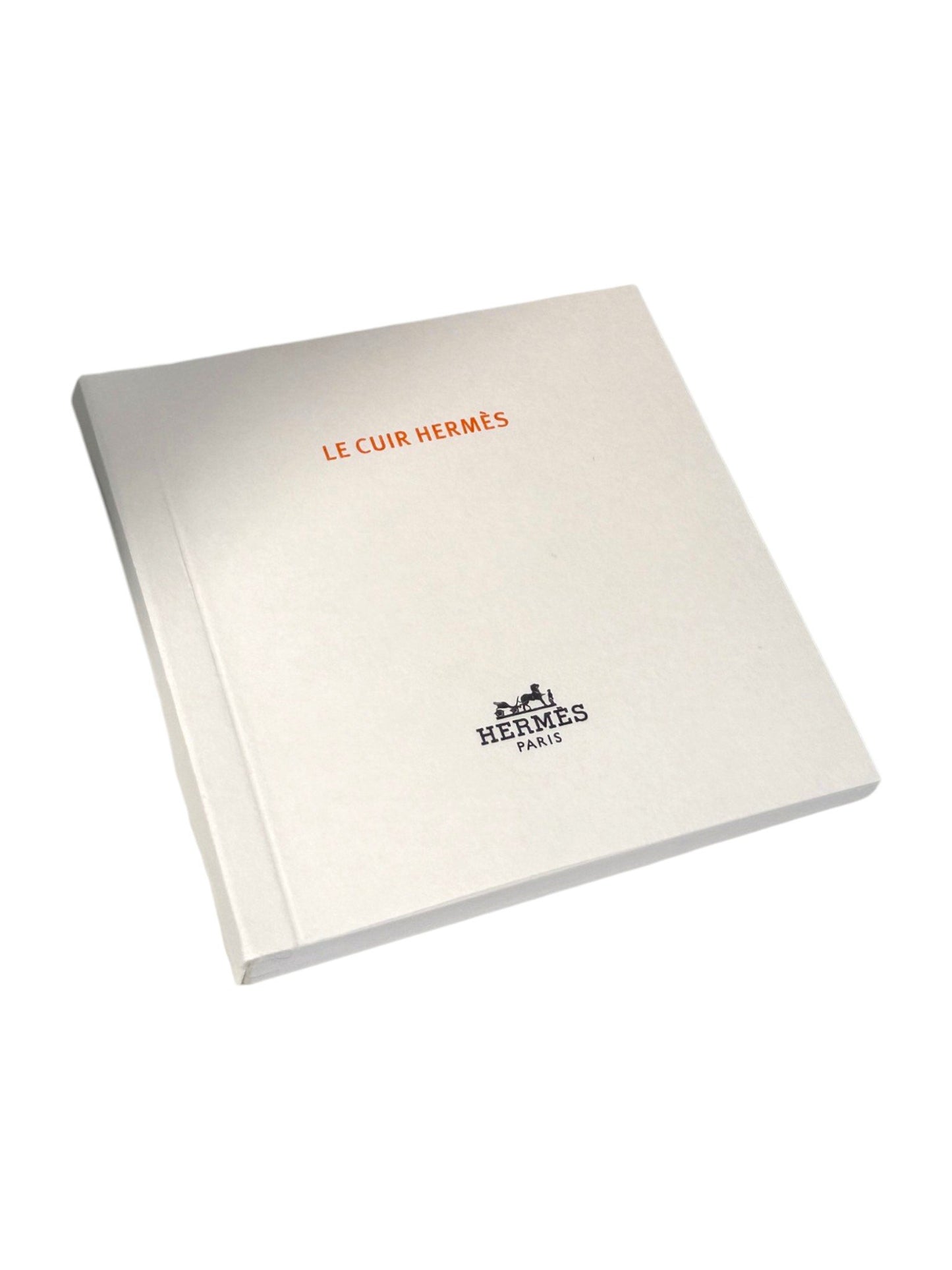Le Cuir Hermès Leather Reference Book White Hardcover