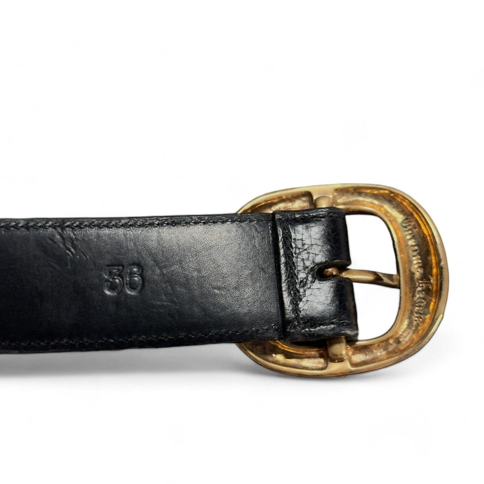 Chrome Hearts Bronze Gunslinger Belt Sterling Silver Hardware