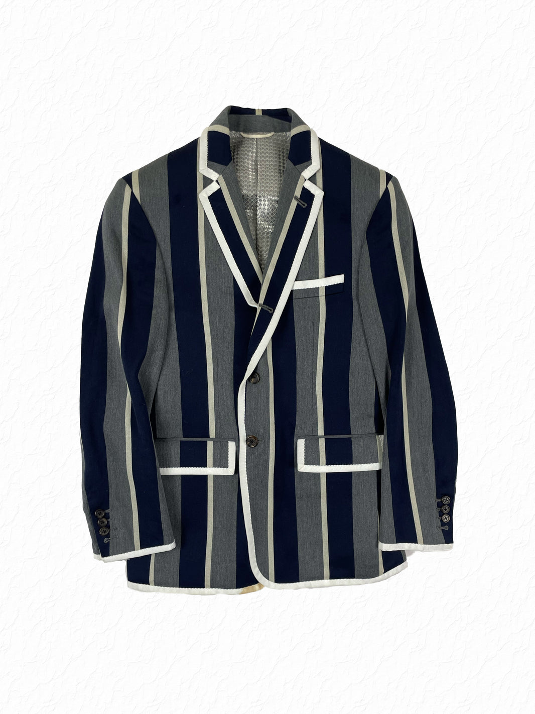 Thom Browne United Arrows Fall 2007 wide stripe wool blazer