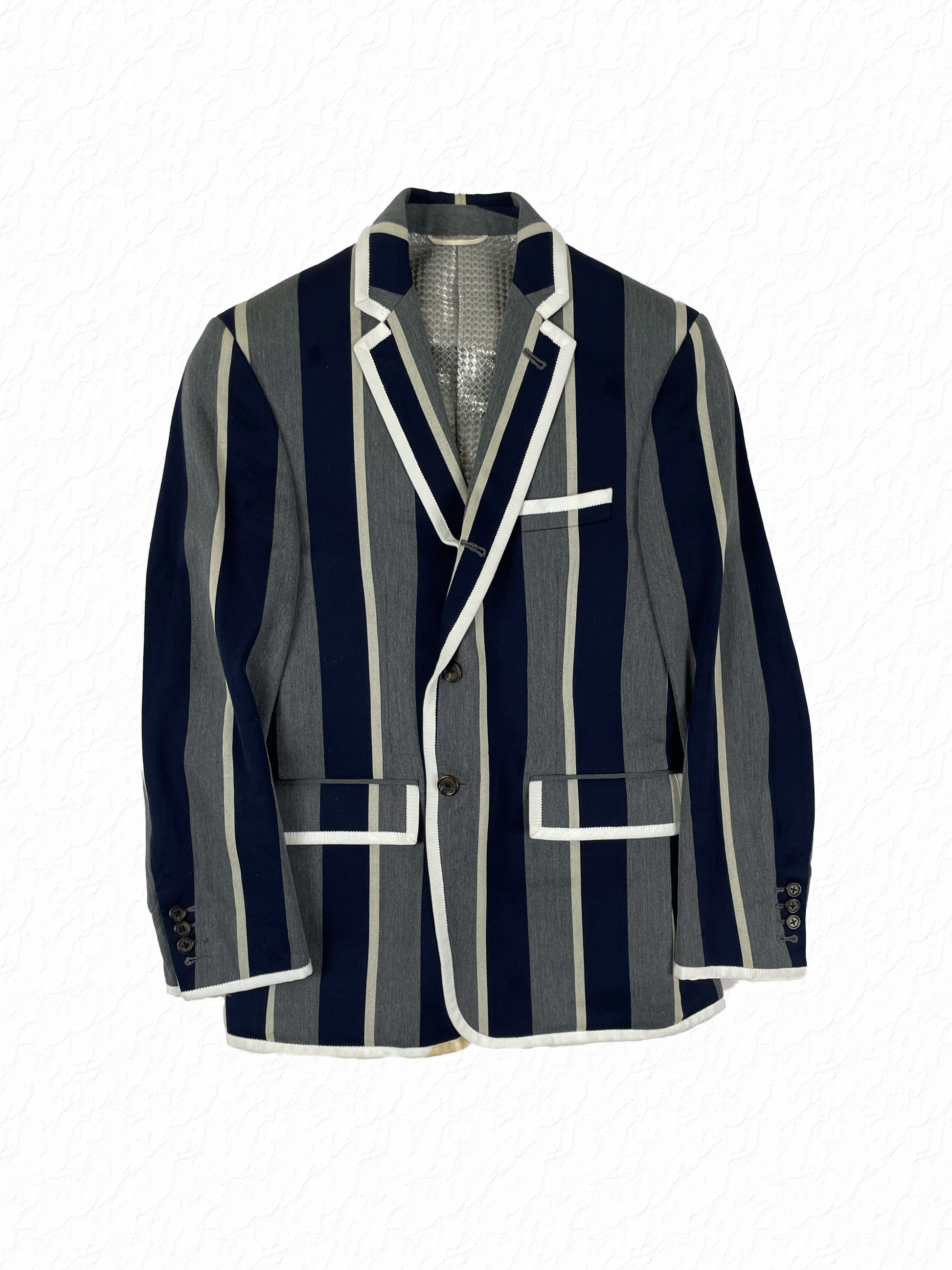 Thom Browne United Arrows Fall 2007 wide stripe wool blazer