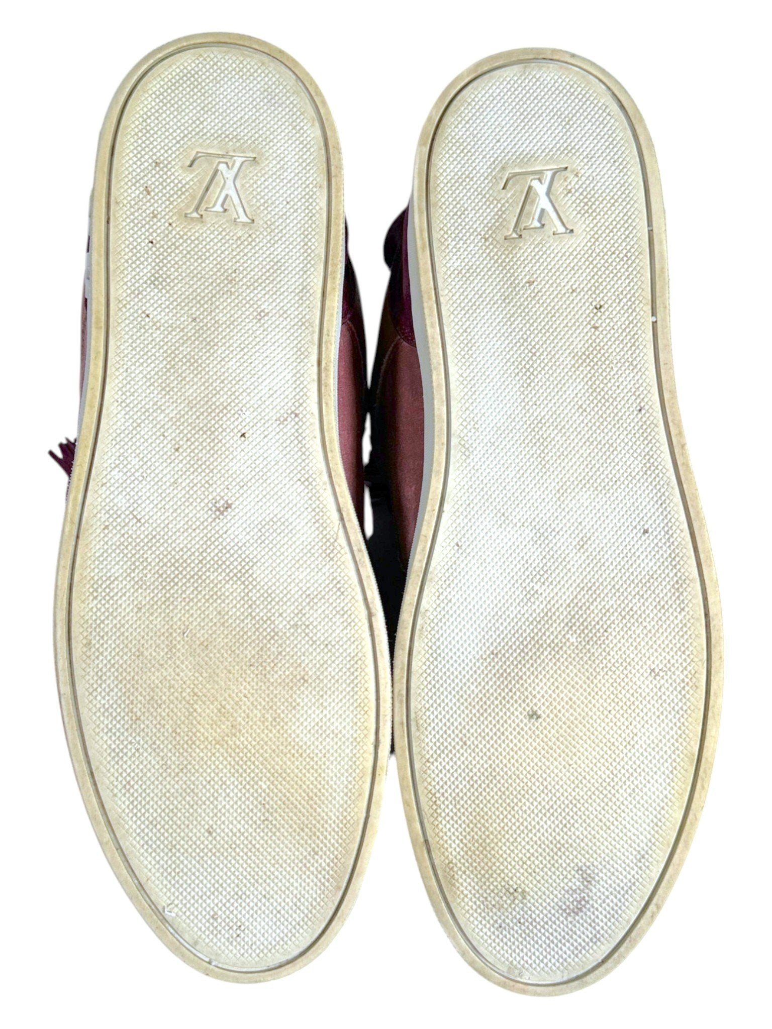 Gold Monogram Flower Sole Louis Vuitton Kanye Dons Sneaker