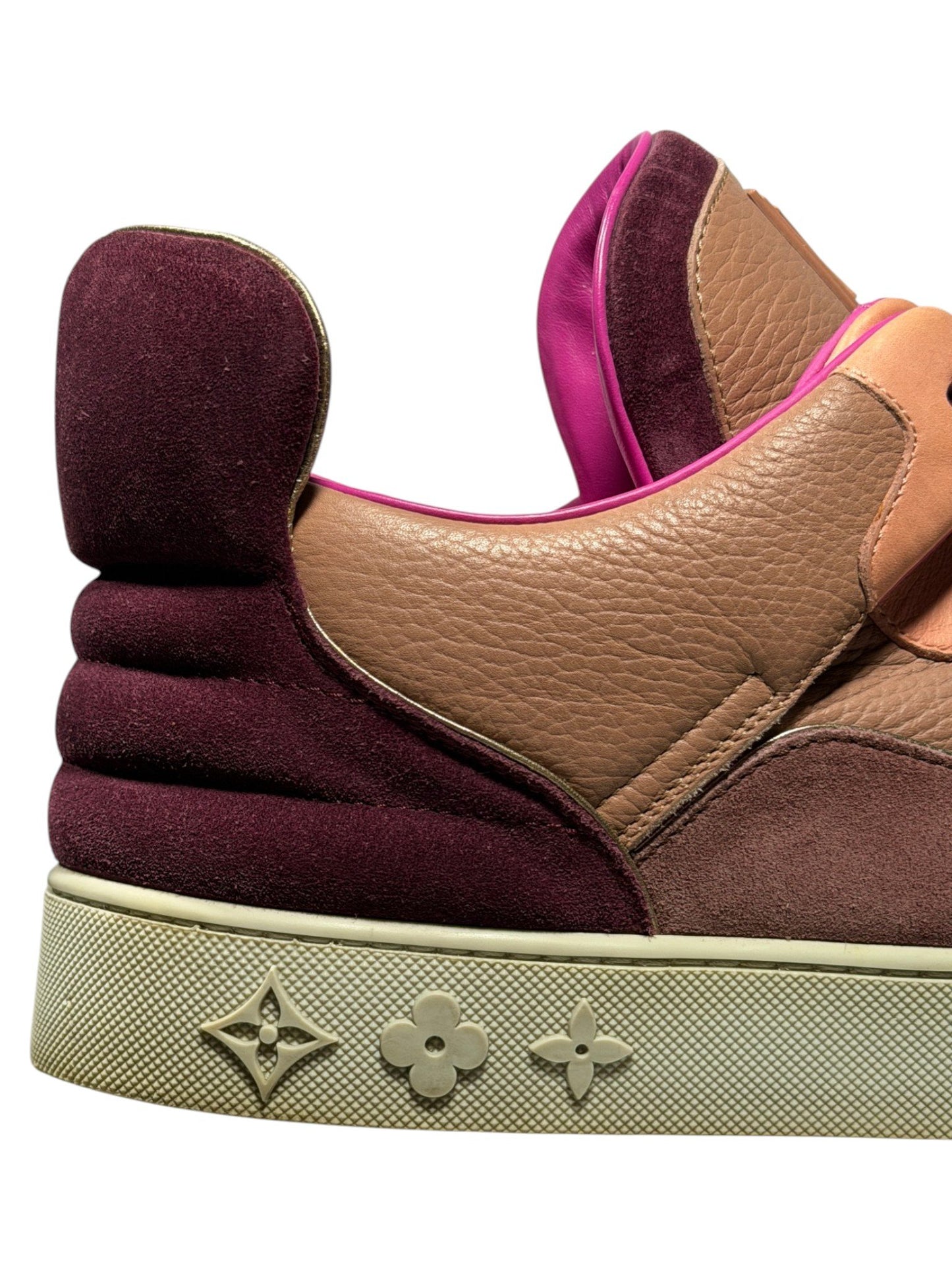 Monogram Flower Embossed Sole Louis Vuitton Kanye Dons Sneaker