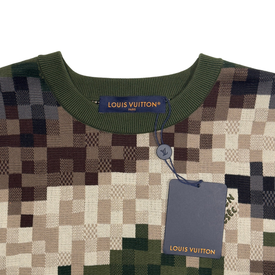 Louis Vuitton Pharrell Damoflage Lovers Crewneck Sweatshirt Archival