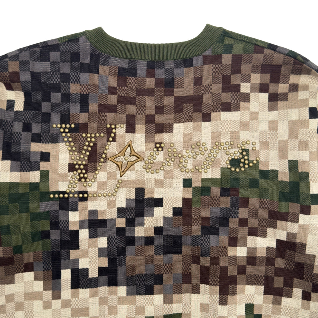 Louis Vuitton Pharrell Damoflage Lovers Crewneck Sweatshirt Verified YP Collective