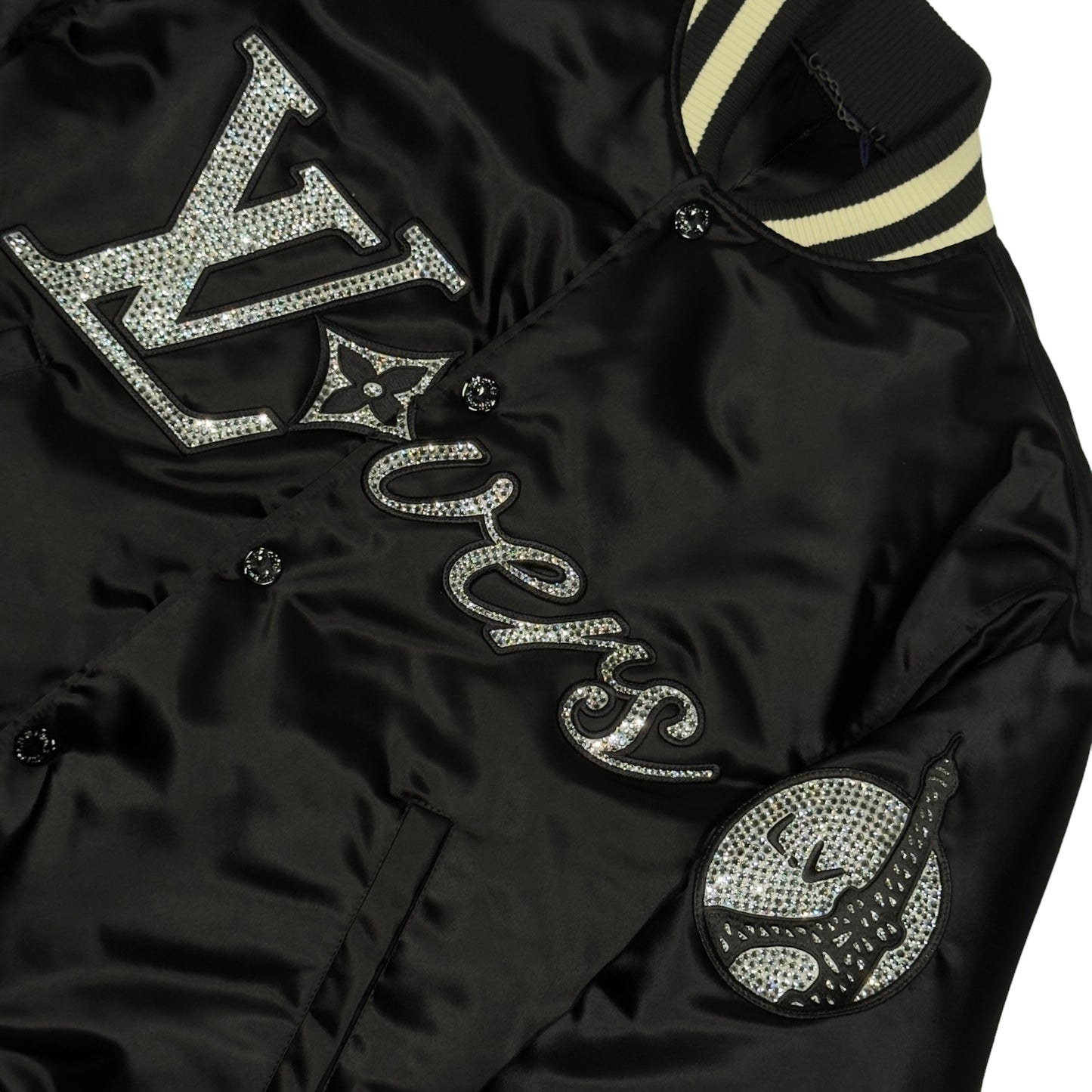 Crystal LV Lovers Baseball Blouson Bomber - Pharrell