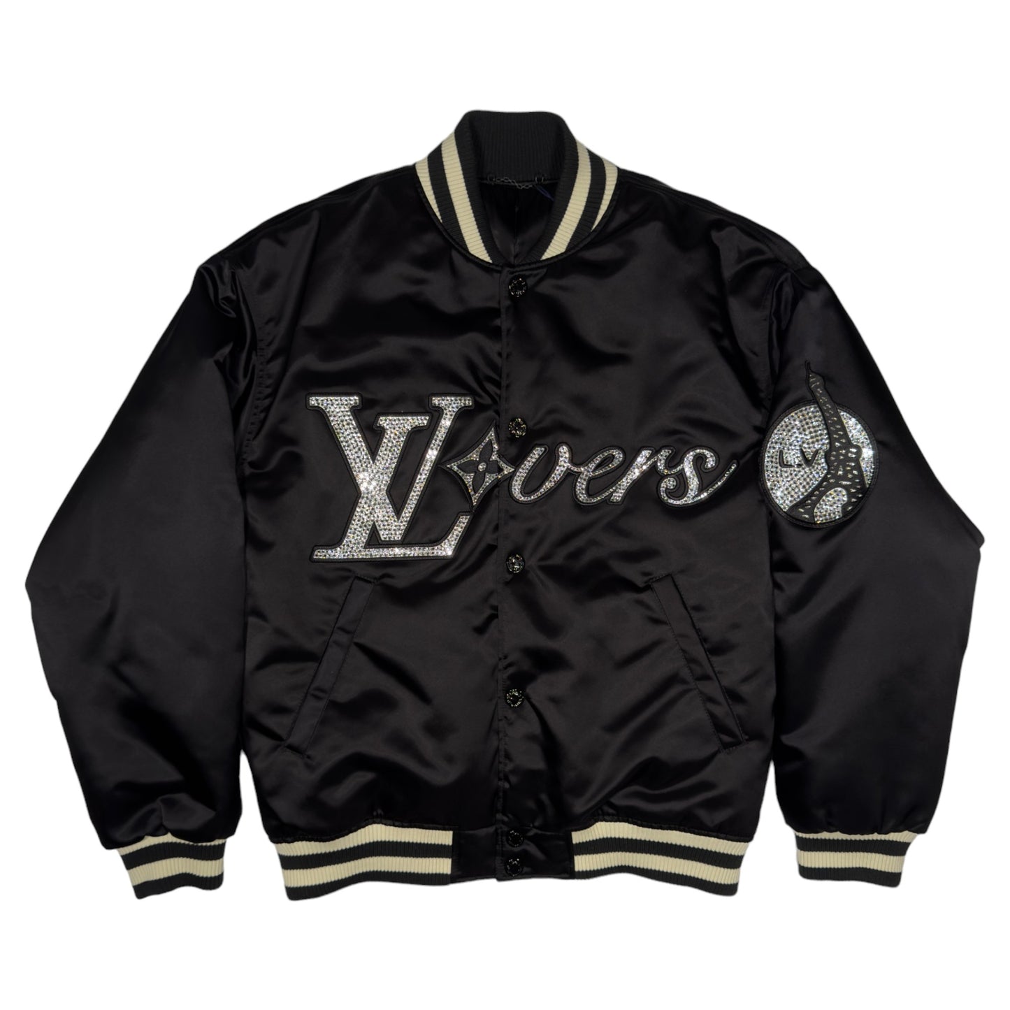 Crystal LV Lovers Baseball Blouson Bomber - Pharrell