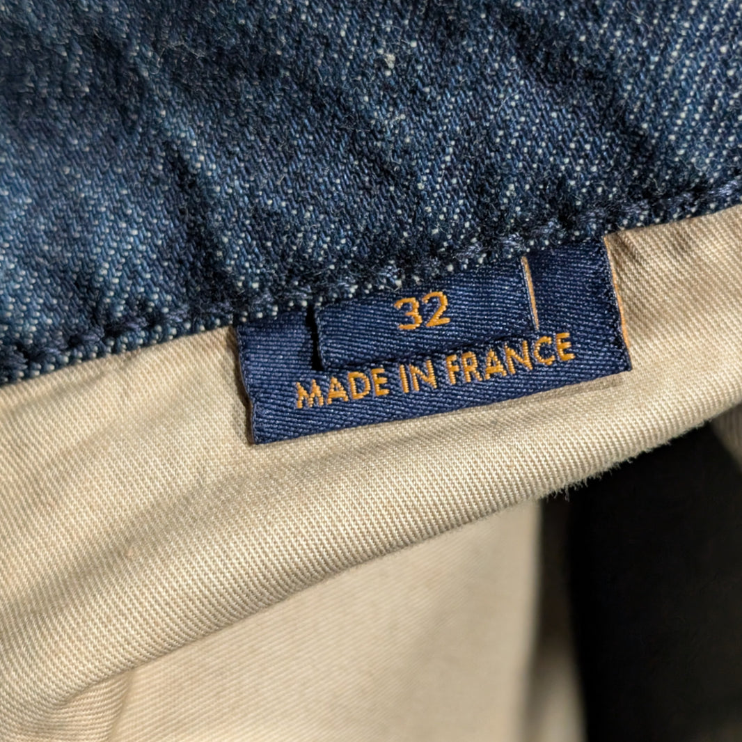 Louis Vuitton Monogram Double Knee Denim Carpenter Shorts Authenticated Designer