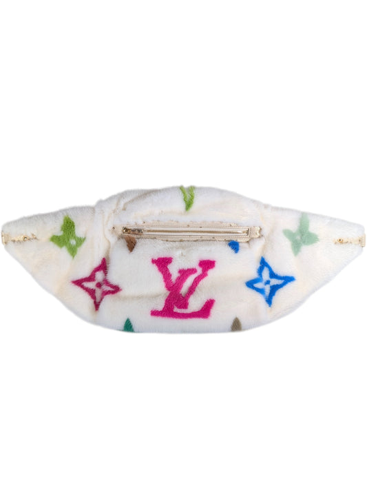 Louis Vuitton Murakami Mink Bum Bag Authentic Small Bags