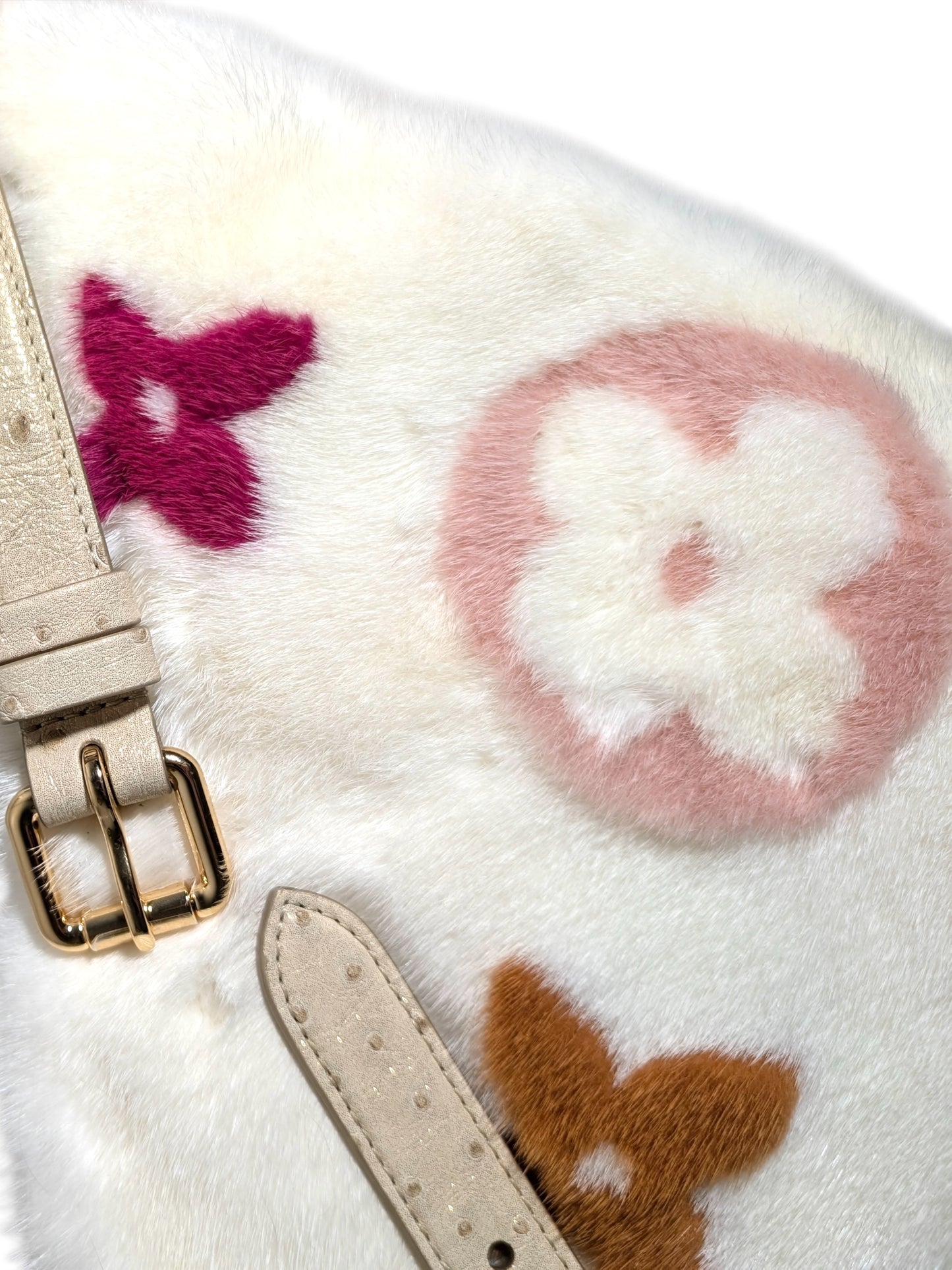 Murakami Mink Bum Bag