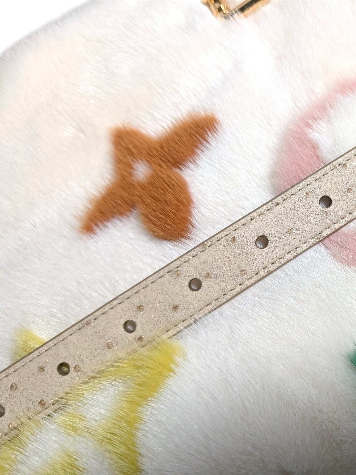 Murakami Mink Bum Bag