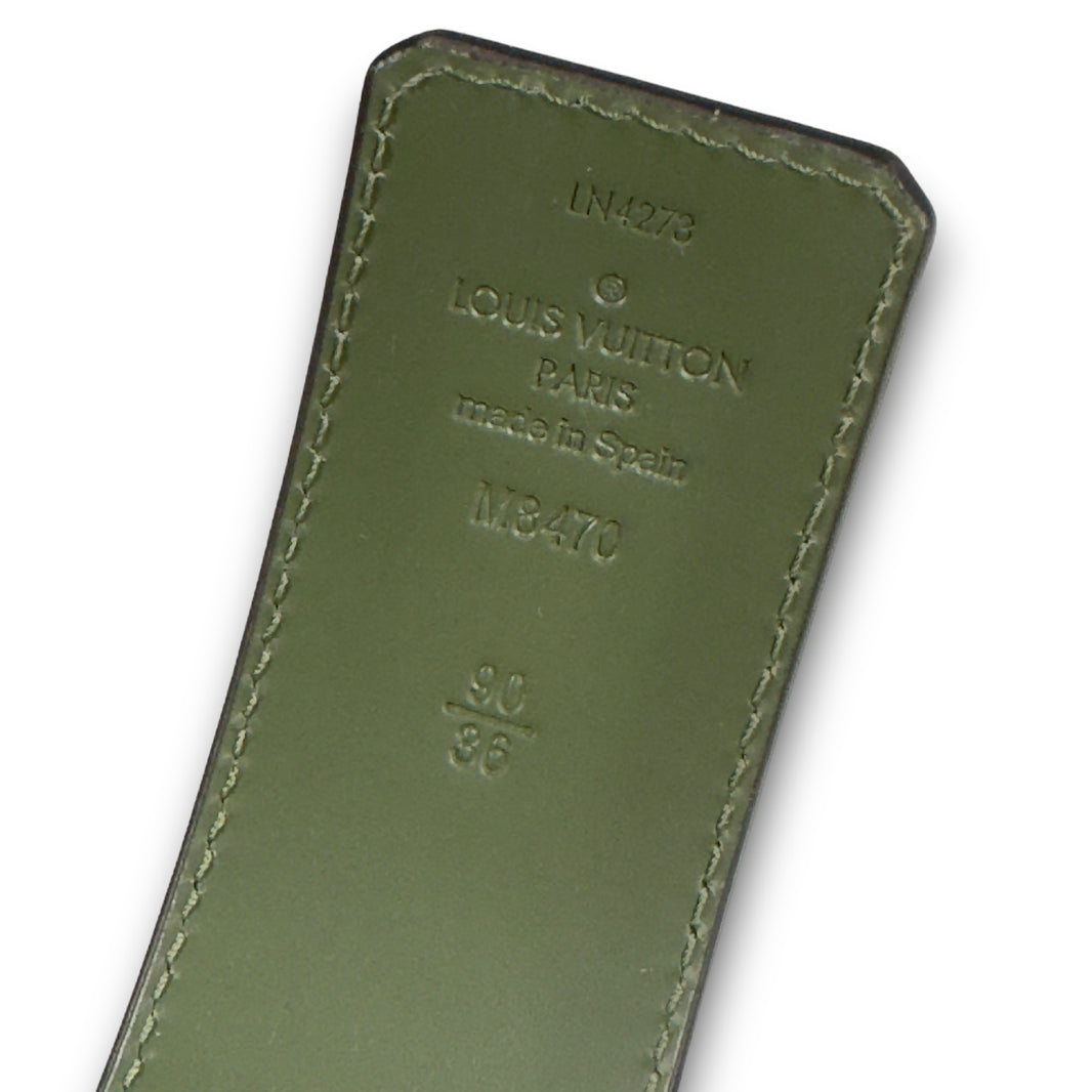 Louis Vuitton Pharrell Mega Pixel 40mm Reversible Damoflauge Belt Archival