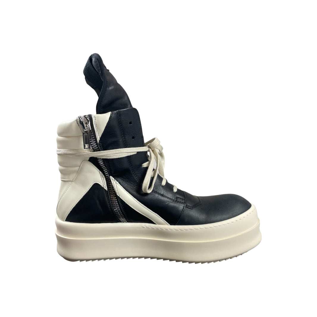 Rick Owens Geobasket Mega Bumper Sneakers Sterling Silver Hardware