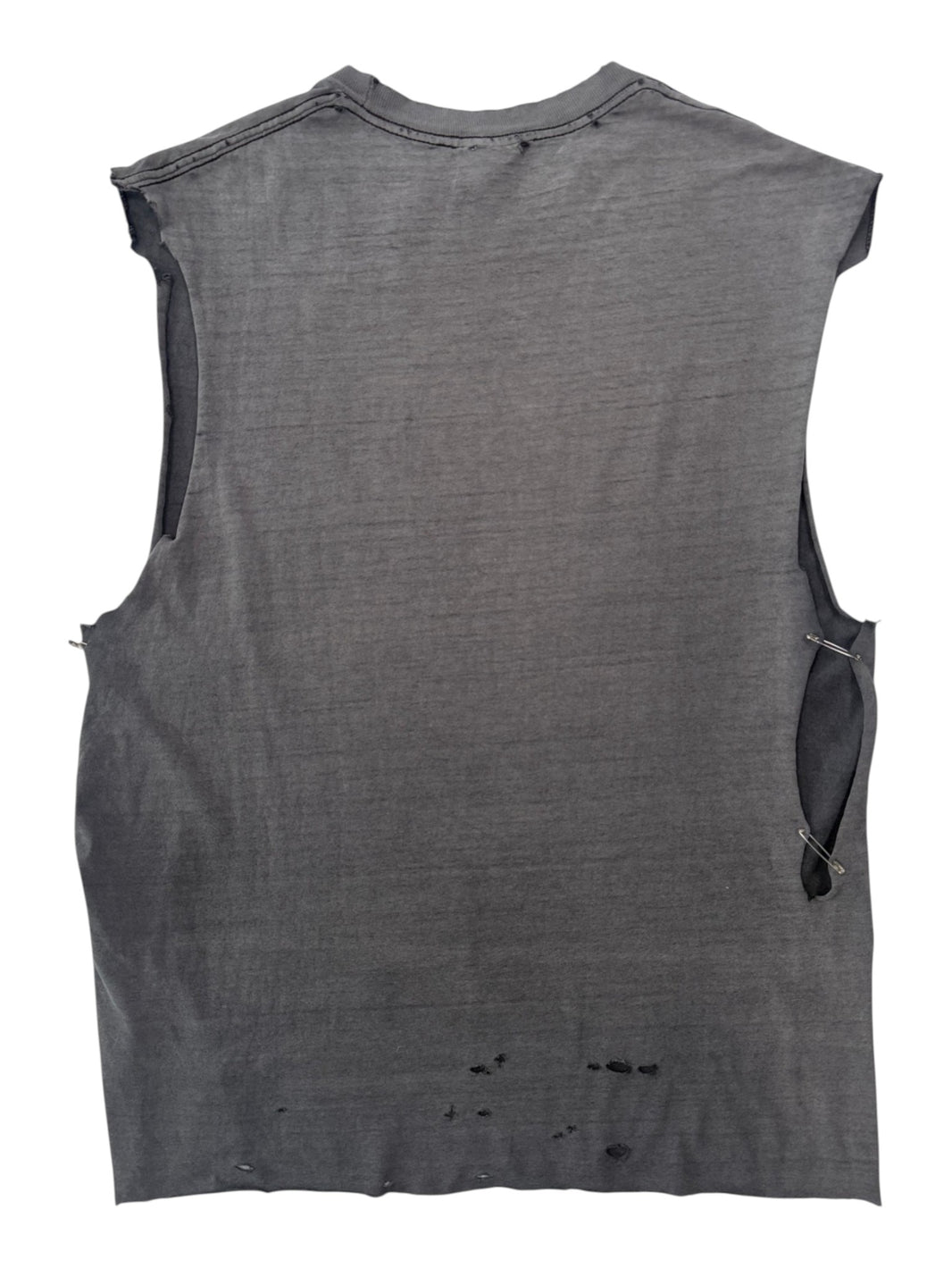 Misfits Skull Faded Distressed Sleeveless T-Shirt