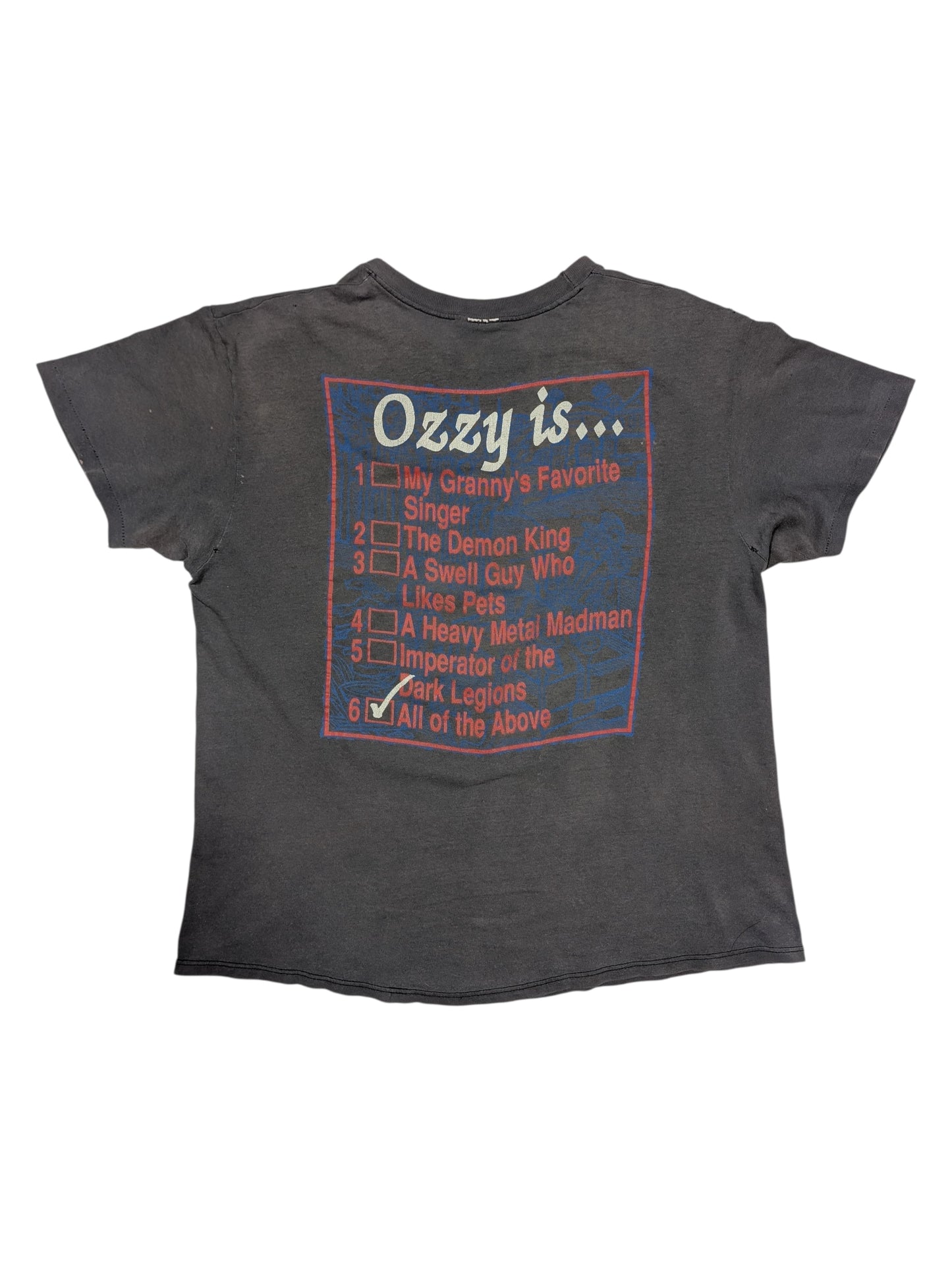 1988 Ozzy Osbourne “Ozzy Is All of the Above” T-Shirt