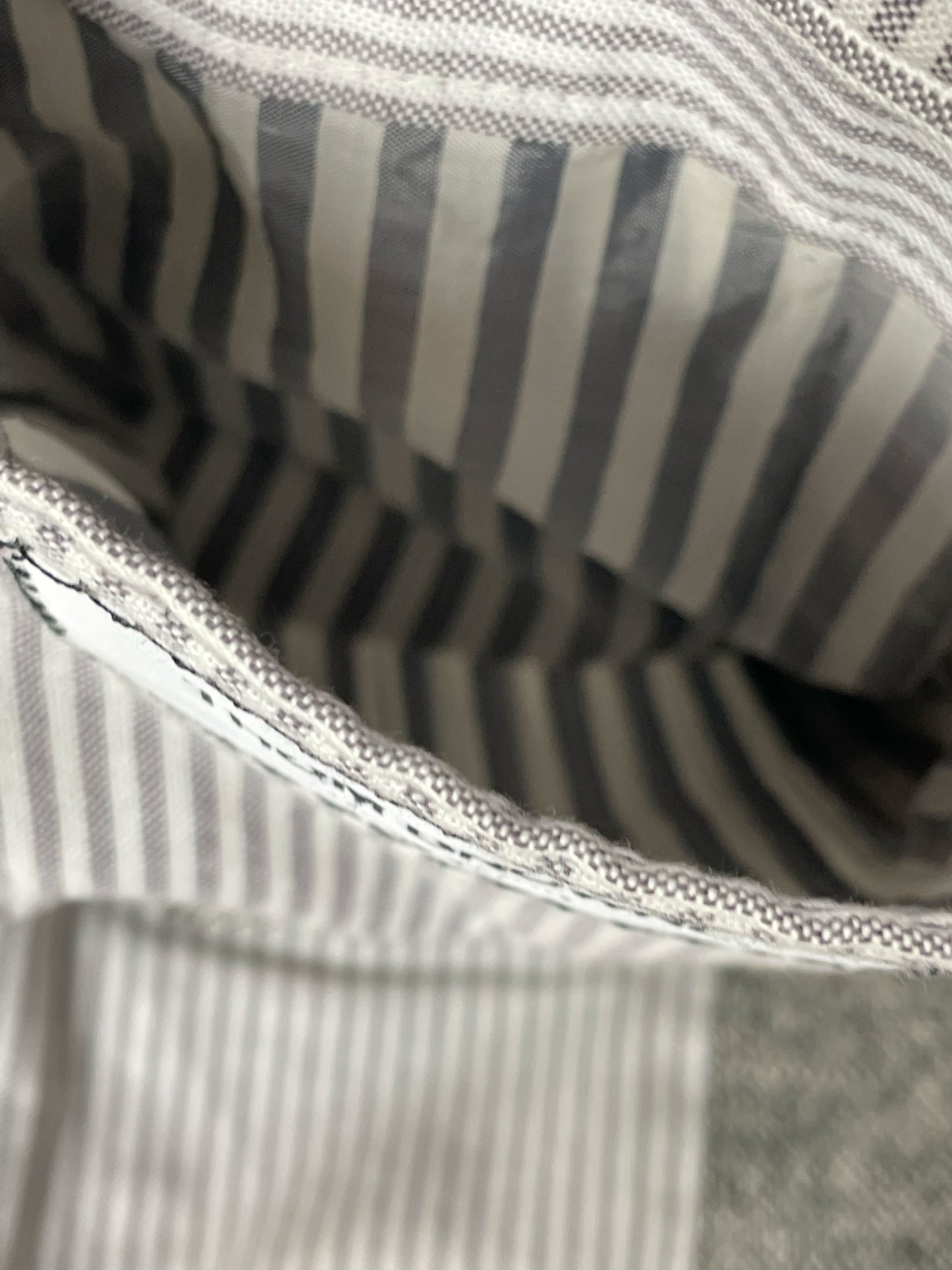 Salt and pepper tweed texture on archival Thom Browne Fall 2009 sport coat