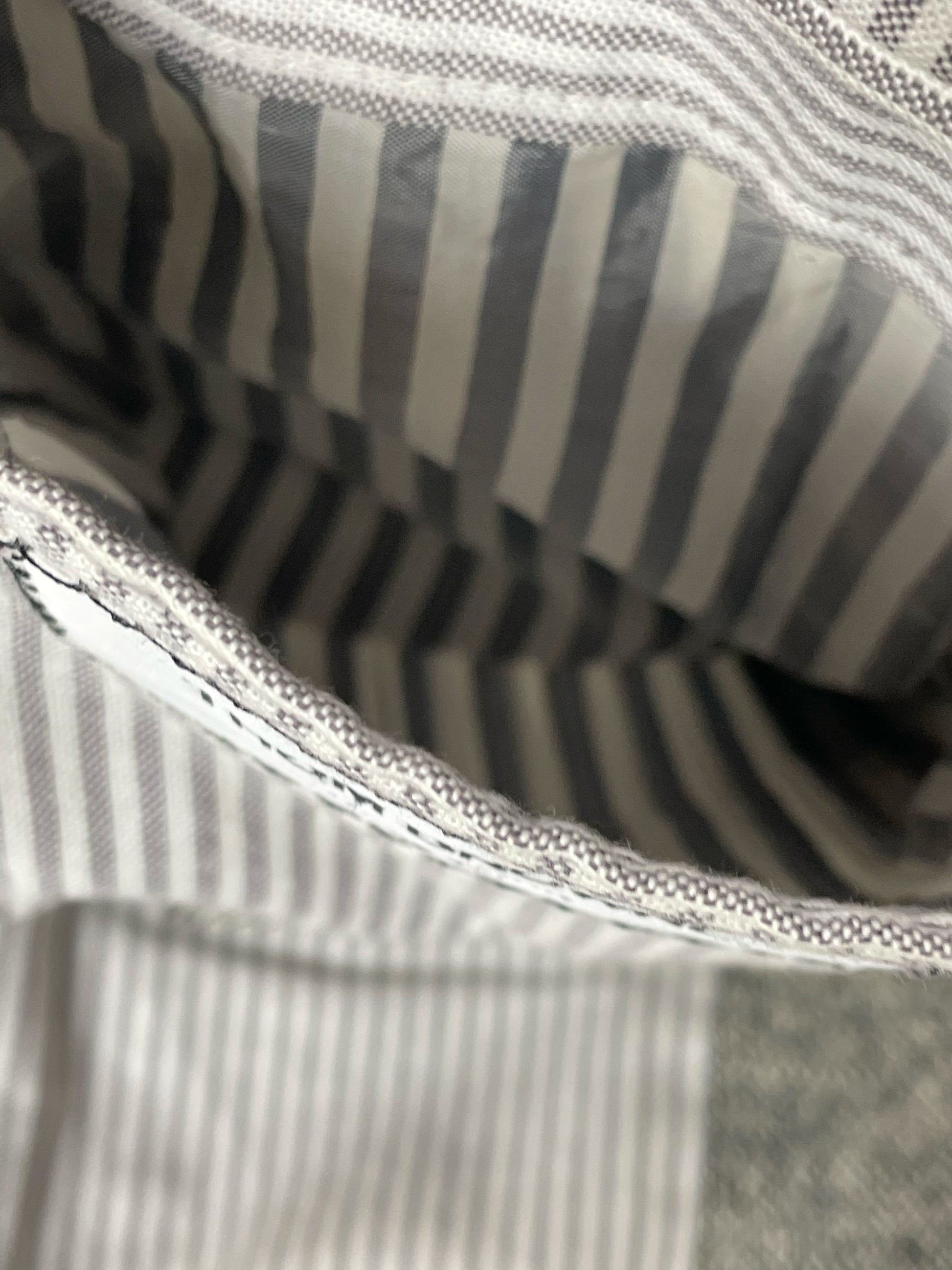 Salt and pepper tweed texture on archival Thom Browne Fall 2009 sport coat