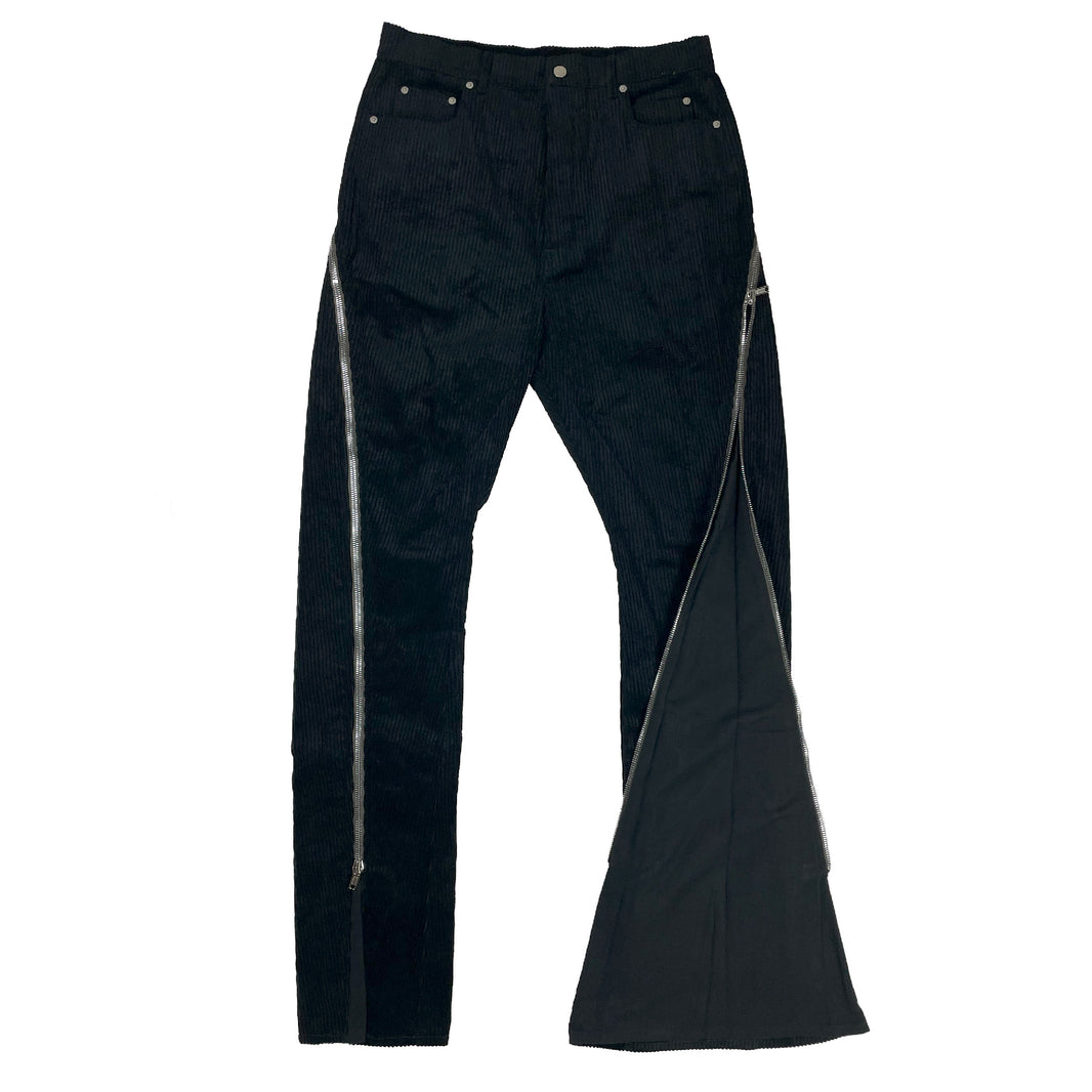 Rick Owens Corduroy Bolan Banana Cut Pants Black