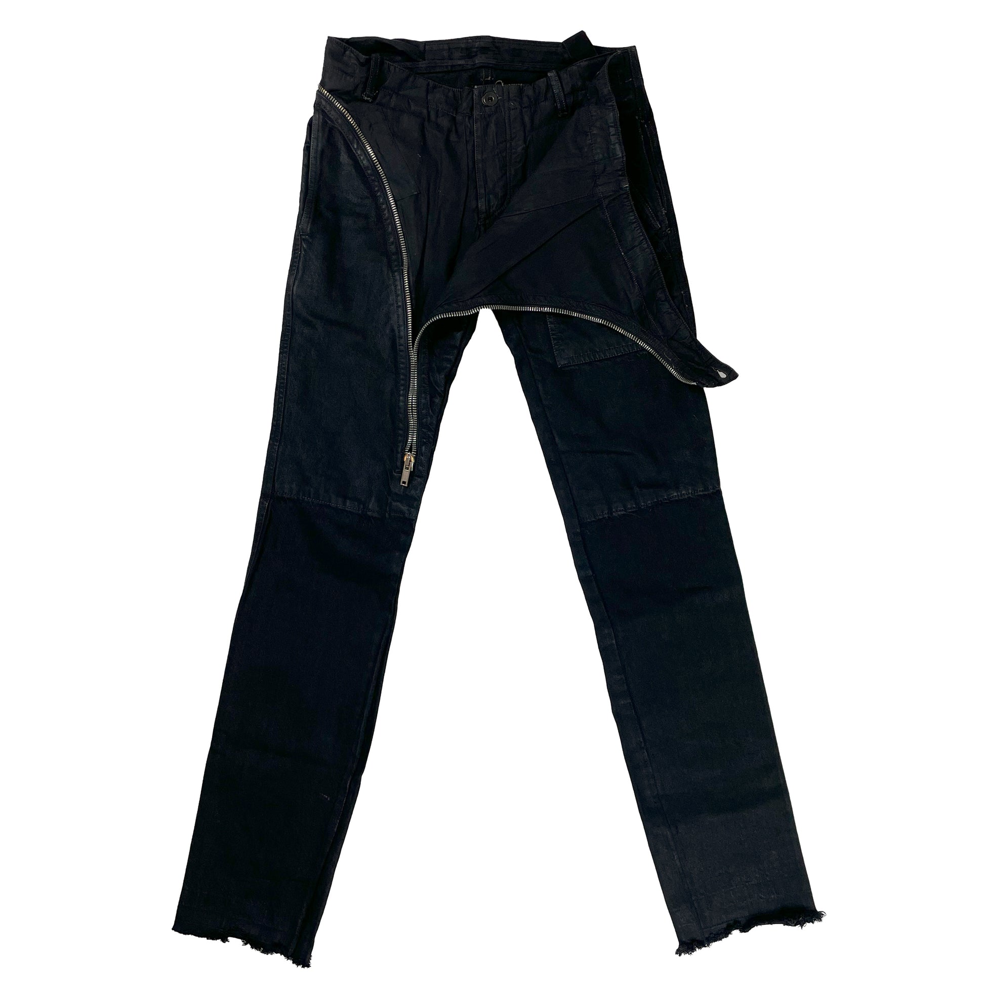 Rick Owens Black Denim Aircuts