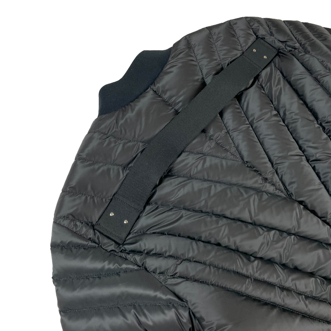 Rick Owens Moncler Radiance Flight Jacket Black Duvet Archival