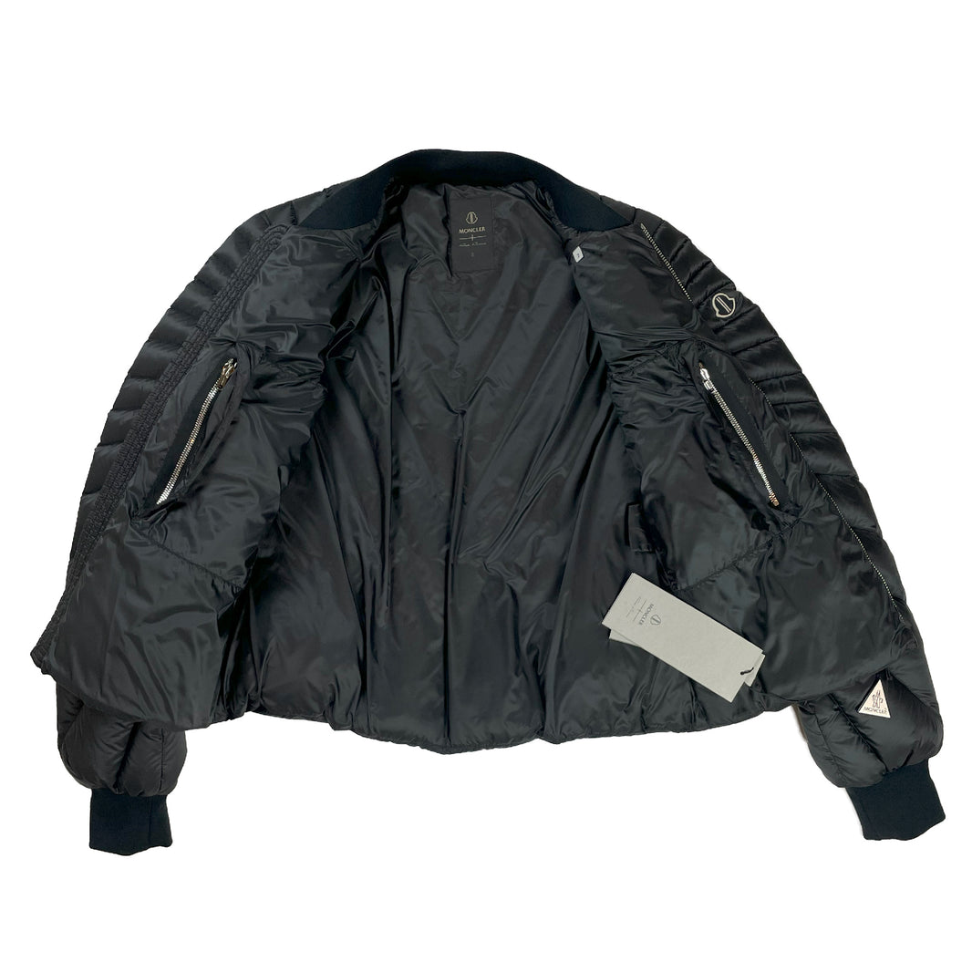 Rick Owens Moncler Radiance Flight Jacket Black Duvet Verified YP Collective