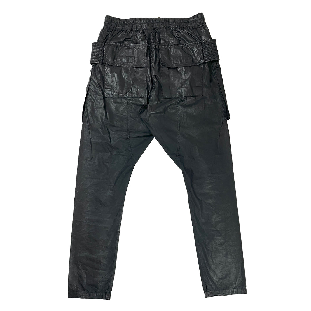 Rick Owens 2013 Creatch Cargo Pants - Waxed Poplin Sterling Silver Hardware
