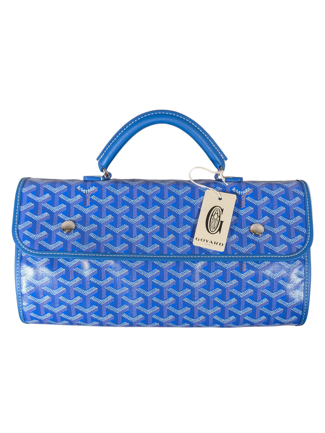 Goyard Sky Blue Saint Léger Foldable Backpack Verified YP Collective