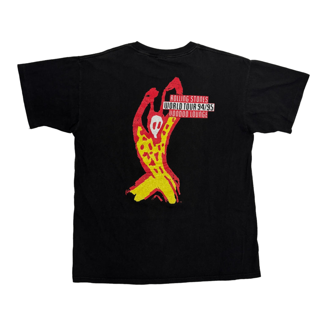 Vintage Rolling Stones 1994 Voodoo Lounge World Tour Tongue Band T-Shirt Sterling Silver Hardware