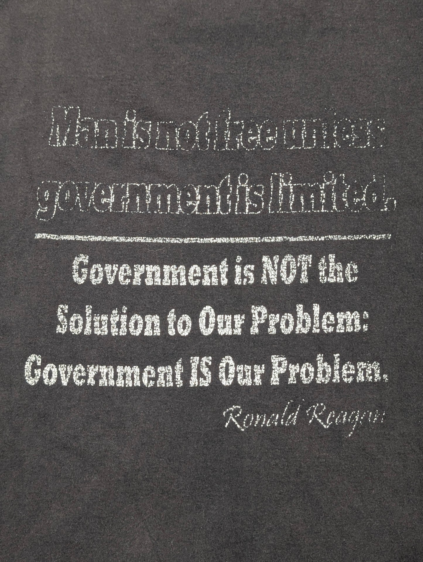 90s Ronald Reagan Old School Political Quote T-Shirt
