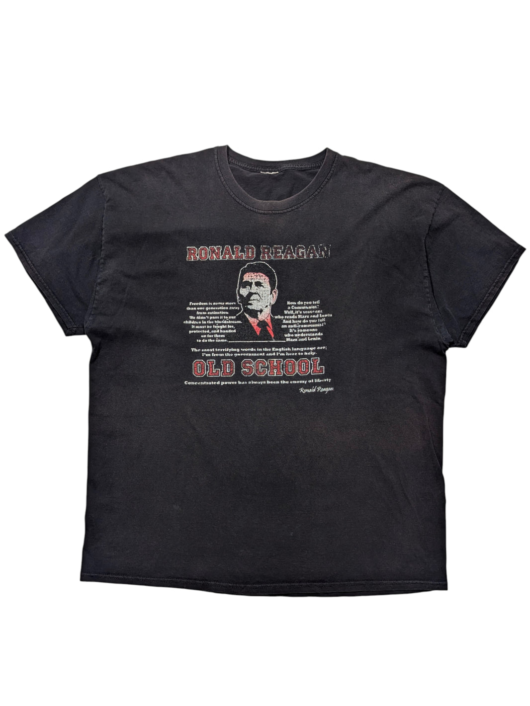 90s Ronald Reagan Old School Political Quote T-Shirt
