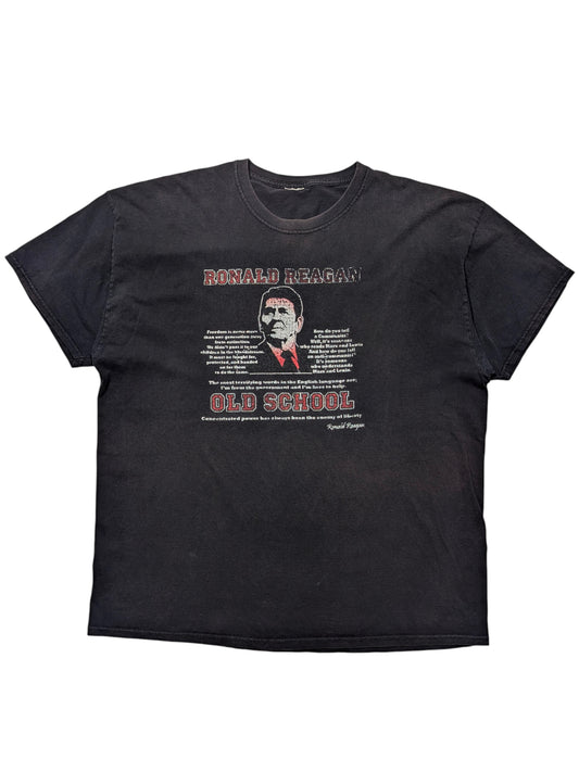 Vintage 90s Ronald Reagan Old School Political Quote T-Shirt Authentic T-Shirts