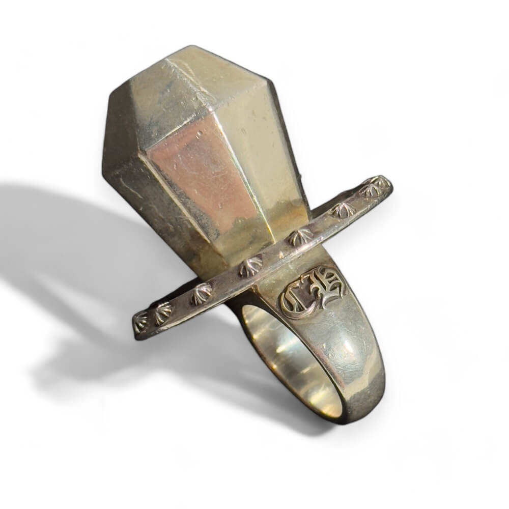 Chrome Hearts .925 Silver Ring Pop Ring Sterling Silver Hardware