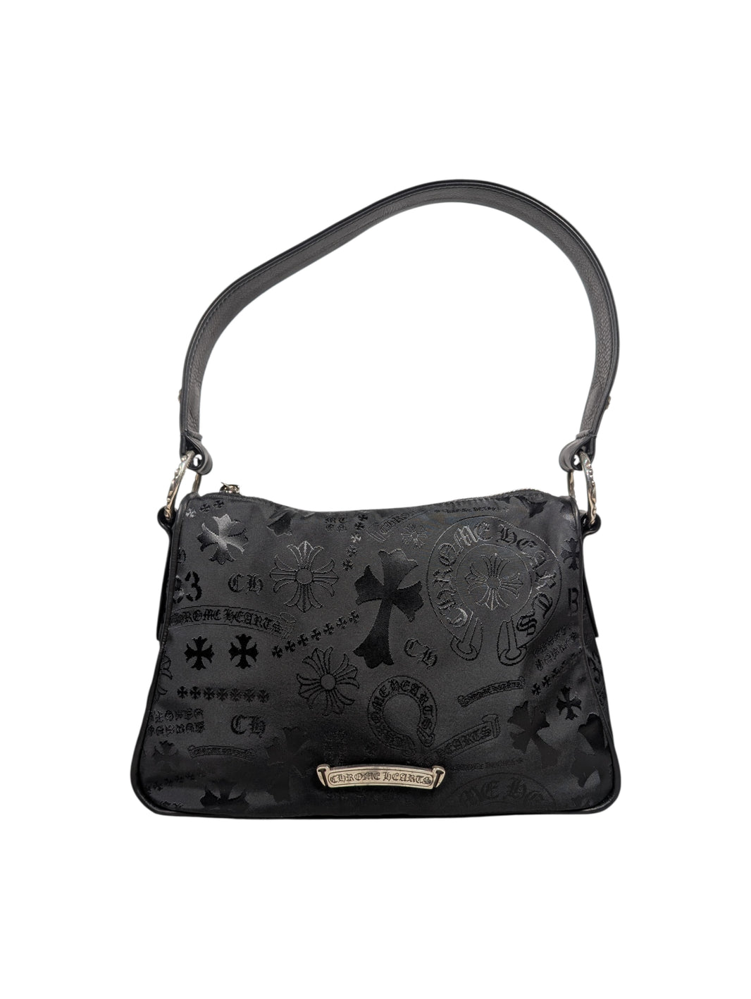 chrome hearts stencil chicken nugget dagger bag nylon leather tote collectible luxury
