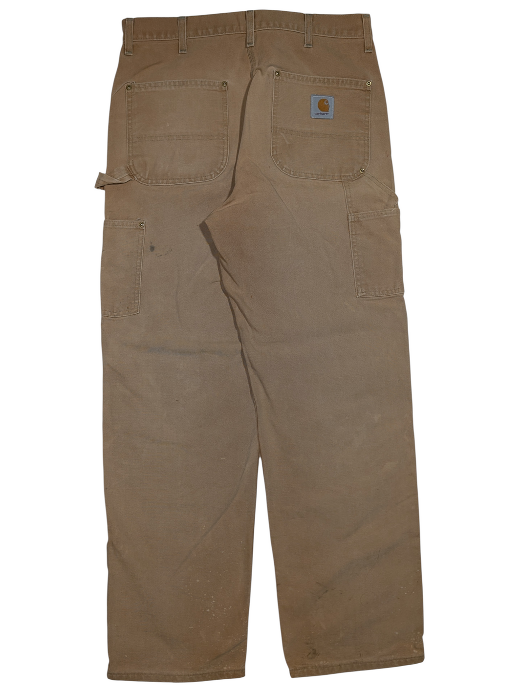 Vintage Carhartt 80s Double Knee Carpenter Pants Tan Sterling Silver Hardware