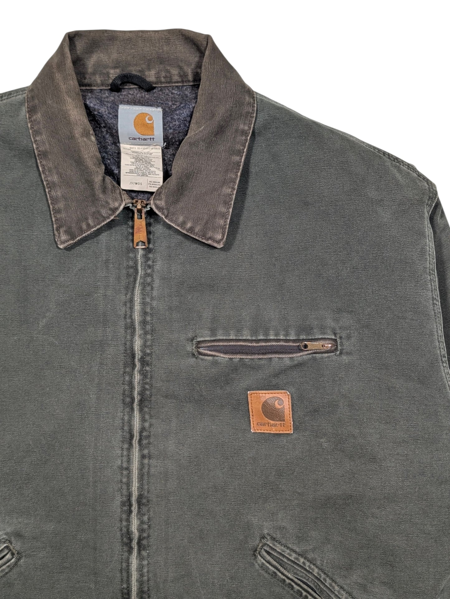 Carhartt Detroit Jacket Faded Green 90s