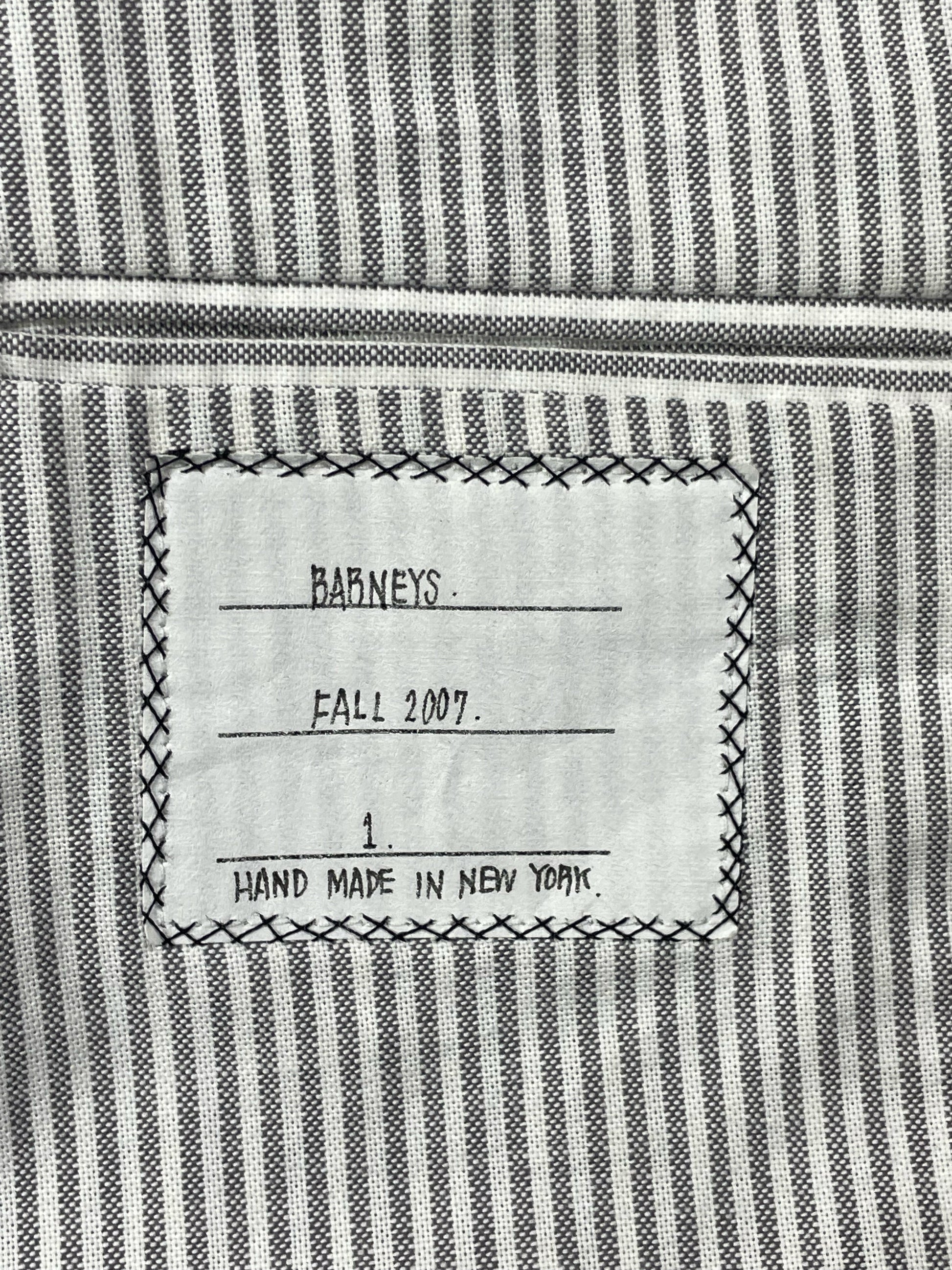 Barneys Fall 2007 hand made in New York Thom Browne archival blazer