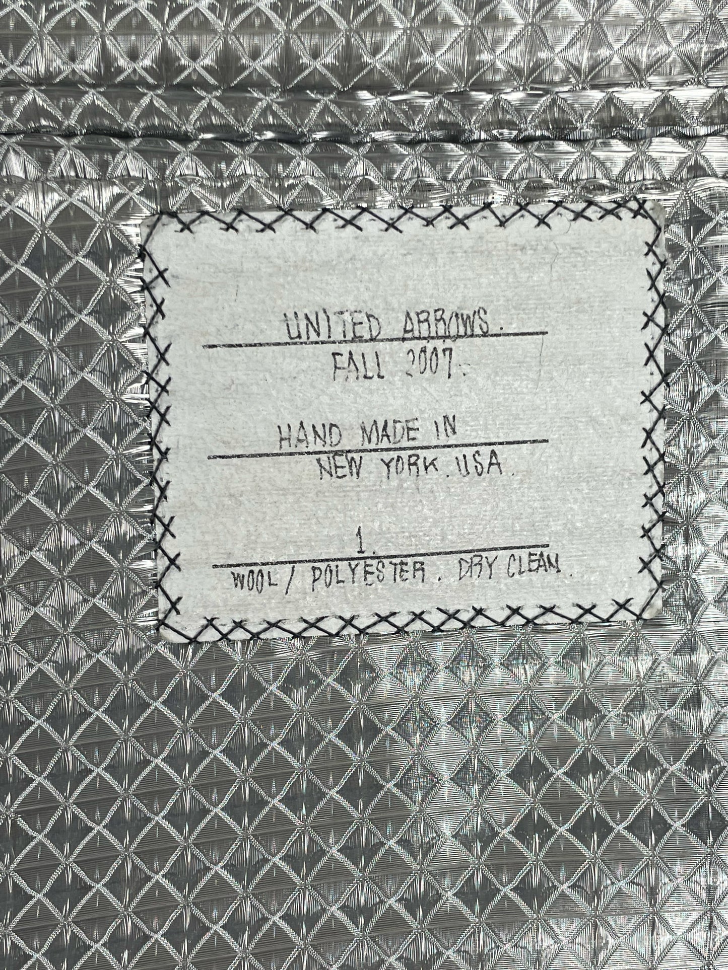 Thom Browne New York handmade striped wool blazer archive piece