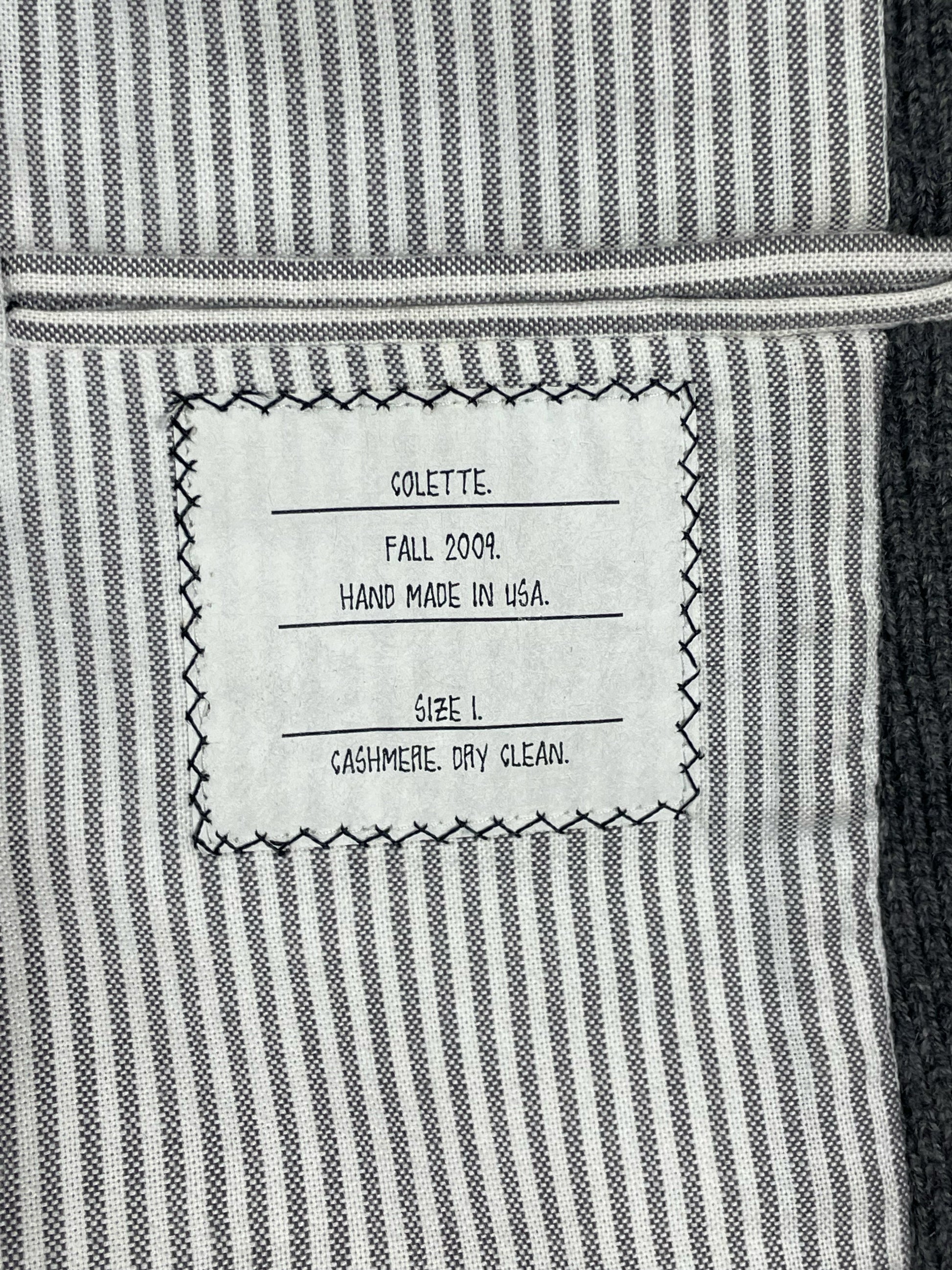 Colette Fall 2009 Thom Browne handmade cashmere jacket